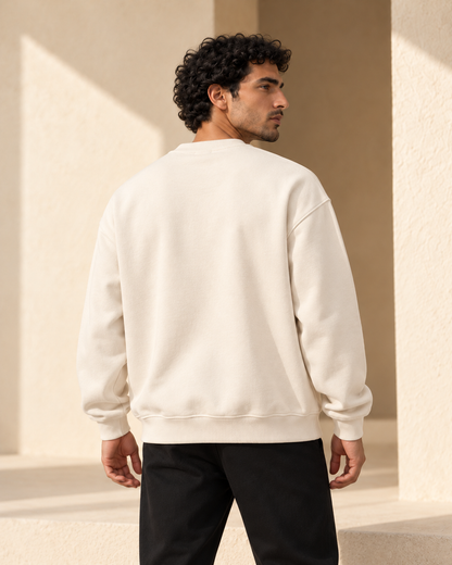HAMMER off-white basic crewneck — back view